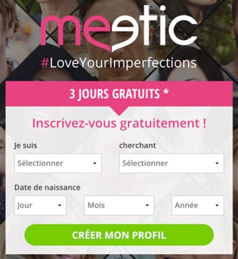 3 jour gratuit meetic affinity|Site de rencontre sérieux par affinités 